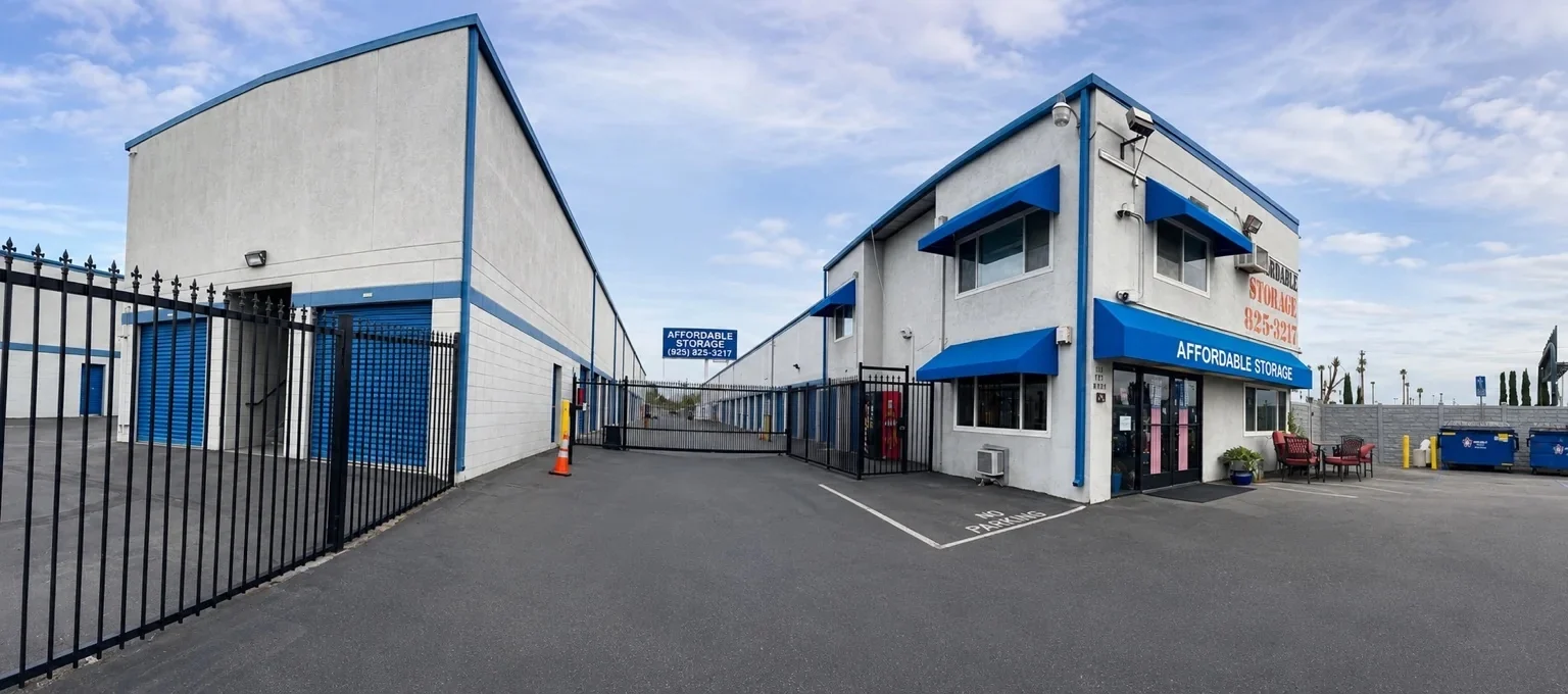 Affordable Storage office and entrance in Pacheco, CA